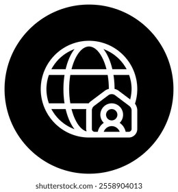 Editable internet connection, home network vector icon. Remote work, job, profession, freelance. Part of a big icon set family. Perfect for web and app interfaces, presentations, infographics, etc