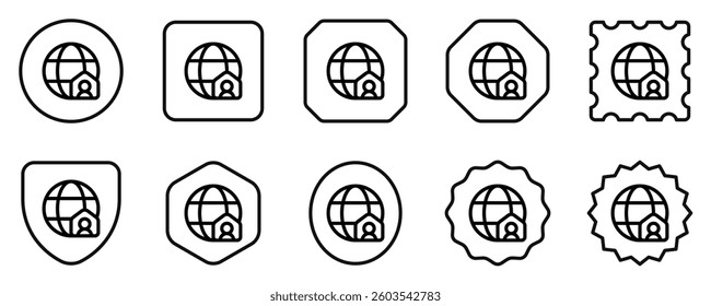 Editable internet connection, home network vector icon. Remote work, job, profession, freelance. Part of a big icon set family. Perfect for web and app interfaces, presentations, infographics, etc