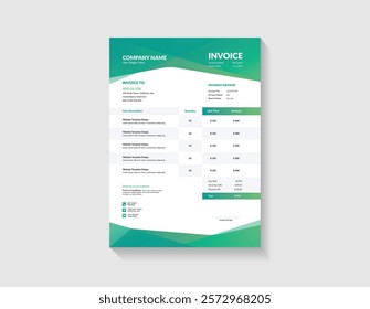 Editable Invoice Design for Freelancers