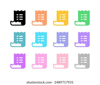Editable invoice, shopping list vector icon. Part of a big icon set family. Perfect for web and app interfaces, presentations, infographics, etc