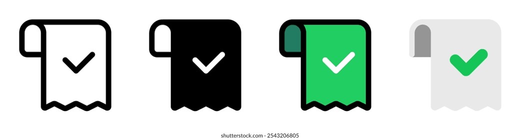 Editable invoice, subscription vector icon. Part of a big icon set family. Perfect for web and app interfaces, presentations, infographics, etc