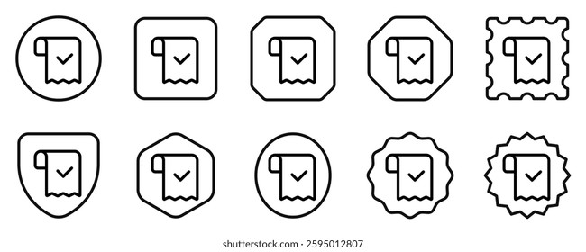 Editable invoice, subscription vector icon. Part of a big icon set family. Perfect for web and app interfaces, presentations, infographics, etc