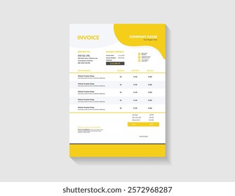 Editable Invoice Template for Freelancers