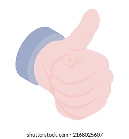 An editable isometric icon of like 

