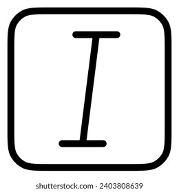 Editable italic text format vector icon. Part of a big icon set family. Perfect for web and app interfaces, presentations, infographics, etc