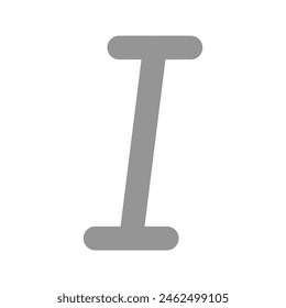 Editable italic text format vector icon. Part of a big icon set family. Perfect for web and app interfaces, presentations, infographics, etc