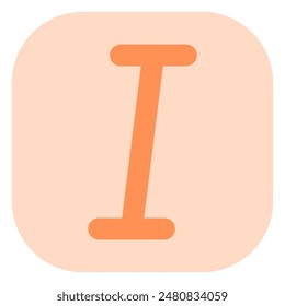 Editable italic text format vector icon. Part of a big icon set family. Perfect for web and app interfaces, presentations, infographics, etc