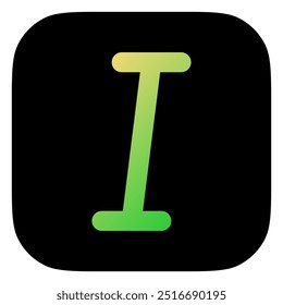 Editable italic text format vector icon. Part of a big icon set family. Perfect for web and app interfaces, presentations, infographics, etc