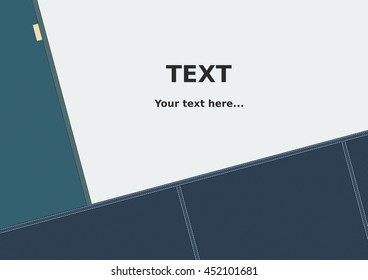 Editable Jeans Denim Style Illustration Vector for Text Background