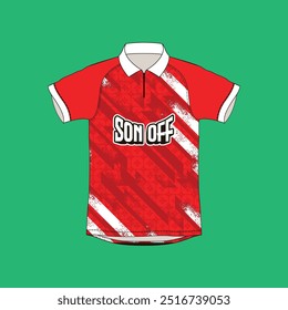 editable jersey design isolated pattern