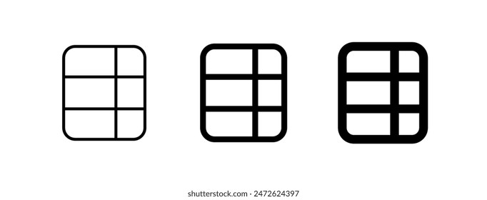 Editable journal, table, diary vector icon. Part of a big icon set family. Perfect for web and app interfaces, presentations, infographics, etc