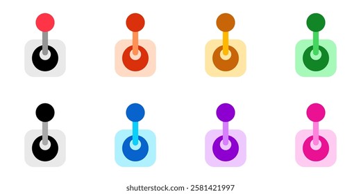 Editable joystick, arcade, game controller vector icon. Video game, game elements. Part of a big icon set family. Perfect for web and app interfaces, presentations, infographics, etc