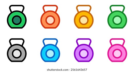 Editable kettlebell vector icon. Part of a big icon set family. Perfect for web and app interfaces, presentations, infographics, etc