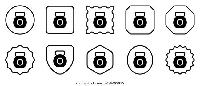 Editable kettlebell vector icon. Part of a big icon set family. Perfect for web and app interfaces, presentations, infographics, etc