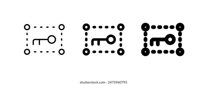 Editable keyword data vector icon. SEO, marketing, business. Part of a big icon set family. Perfect for web and app interfaces, presentations, infographics, etc