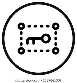 Editable keyword data vector icon. SEO, marketing, business. Part of a big icon set family. Perfect for web and app interfaces, presentations, infographics, etc