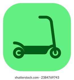 Editable kick scooter vector icon. Vehicles, transportation, travel. Part of a big icon set family. Perfect for web and app interfaces, presentations, infographics, etc