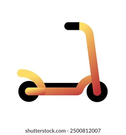 Editable kick scooter vector icon. Vehicles, transportation, travel. Part of a big icon set family. Perfect for web and app interfaces, presentations, infographics, etc