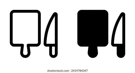 Editable knife, cutting mat vector icon. Part of a big icon set family. Perfect for web and app interfaces, presentations, infographics, etc