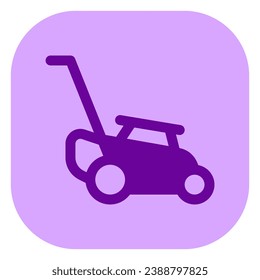 Editable landmower vector icon. Gardening, landscaping, horticulture. Part of a big icon set family. Perfect for web and app interfaces, presentations, infographics, etc