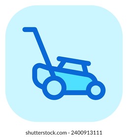 Editable landmower vector icon. Gardening, landscaping, horticulture. Part of a big icon set family. Perfect for web and app interfaces, presentations, infographics, etc