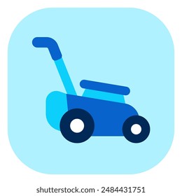 Editable landmower vector icon. Gardening, landscaping, horticulture. Part of a big icon set family. Perfect for web and app interfaces, presentations, infographics, etc