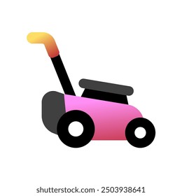 Editable landmower vector icon. Gardening, landscaping, horticulture. Part of a big icon set family. Perfect for web and app interfaces, presentations, infographics, etc