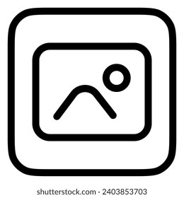Editable landscape, scenery vector icon. Part of a big icon set family. Perfect for web and app interfaces, presentations, infographics, etc