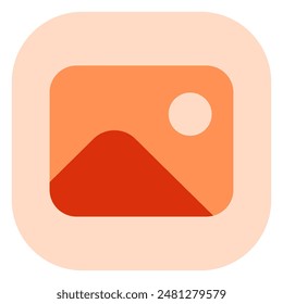 Editable landscape, scenery vector icon. Part of a big icon set family. Perfect for web and app interfaces, presentations, infographics, etc