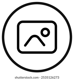 Editable landscape, scenery vector icon. Part of a big icon set family. Perfect for web and app interfaces, presentations, infographics, etc