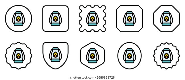 Editable lantern vector icon. Part of a big icon set family. Perfect for web and app interfaces, presentations, infographics, etc