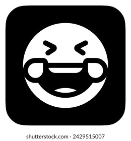 Editable laughing-out-loud expression emoticon vector icon. Part of a big icon set family. Part of a big icon set family. Perfect for web and app interfaces, presentations, infographics, etc