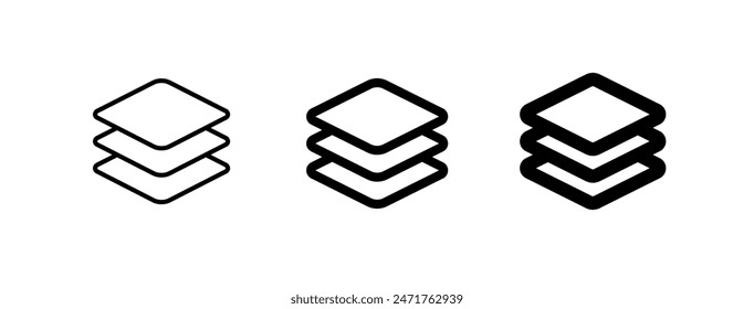 Editable layers vector icon. Part of a big icon set family. Perfect for web and app interfaces, presentations, infographics, etc