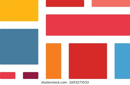 Editable layout grid templates for web, print, and user interface design