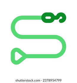 Icono de vector de correa editable. Veterinaria, animal, cuidado de mascotas, tienda de mascotas. Parte de una familia de iconos grandes. Perfecto para interfaces web y de aplicaciones, presentaciones, infografías, etc