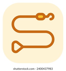 Editable leash vector icon. Veterinary, animal, pet care, pet shop. Part of a big icon set family. Perfect for web and app interfaces, presentations, infographics, etc