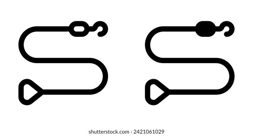 Editable leash vector icon. Veterinary, animal, pet care, pet shop. Part of a big icon set family. Perfect for web and app interfaces, presentations, infographics, etc