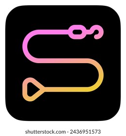 Editable leash vector icon. Veterinary, animal, pet care, pet shop. Part of a big icon set family. Perfect for web and app interfaces, presentations, infographics, etc