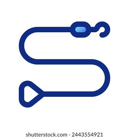 Editable leash vector icon. Veterinary, animal, pet care, pet shop. Part of a big icon set family. Perfect for web and app interfaces, presentations, infographics, etc
