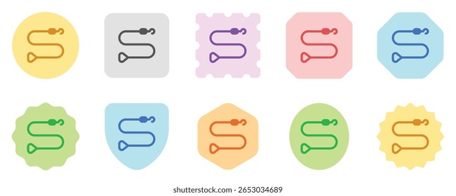 Editable leash vector icon. Veterinary, animal, pet care, pet shop. Part of a big icon set family. Perfect for web and app interfaces, presentations, infographics, etc