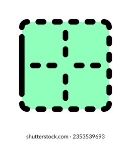 Editable left border vector icon. Part of a big icon set family. Perfect for web and app interfaces, presentations, infographics, etc
