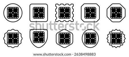 Editable left border vector icon. Part of a big icon set family. Perfect for web and app interfaces, presentations, infographics, etc