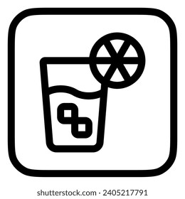 Editable lemonade, orange juice vector icon. Part of a big icon set family. Perfect for web and app interfaces, presentations, infographics, etc