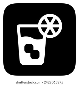 Editable lemonade, orange juice vector icon. Part of a big icon set family. Perfect for web and app interfaces, presentations, infographics, etc