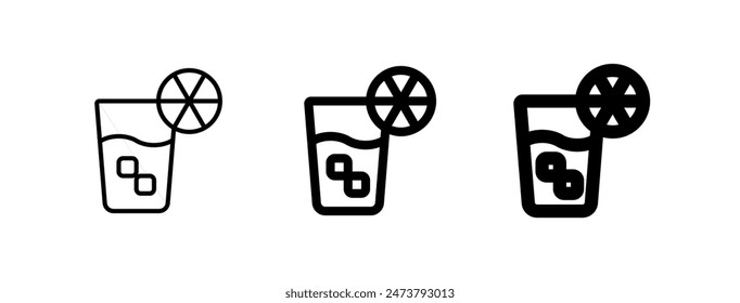 Editable lemonade, orange juice vector icon. Part of a big icon set family. Perfect for web and app interfaces, presentations, infographics, etc