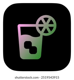 Editable lemonade, orange juice vector icon. Part of a big icon set family. Perfect for web and app interfaces, presentations, infographics, etc