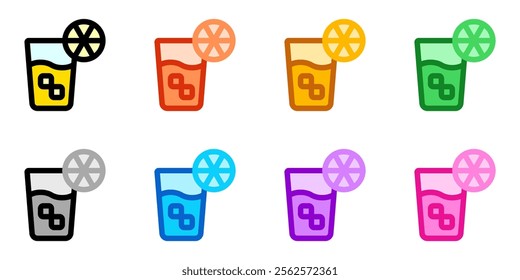 Editable lemonade, orange juice vector icon. Part of a big icon set family. Perfect for web and app interfaces, presentations, infographics, etc