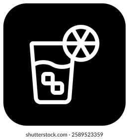 Editable lemonade, orange juice vector icon. Part of a big icon set family. Perfect for web and app interfaces, presentations, infographics, etc