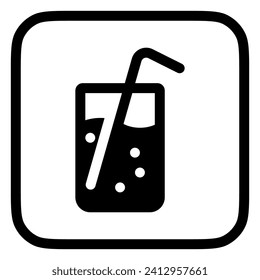 Editable lemonade vector icon. Food, restaurant. Part of a big icon set family. Perfect for web and app interfaces, presentations, infographics, etc