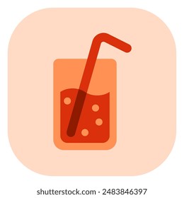 Editable lemonade vector icon. Food, restaurant. Part of a big icon set family. Perfect for web and app interfaces, presentations, infographics, etc